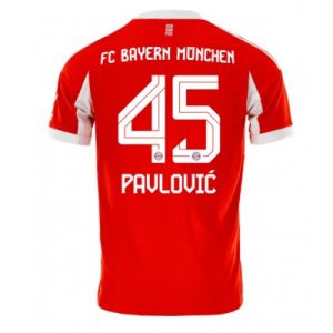 FC Bayern München Aleksandar Pavlović #45 Herr Hemmatröja 2025–26 Kortärmad