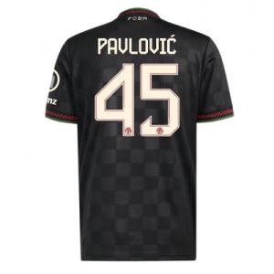 FC Bayern München Aleksandar Pavlović #45 Herr Tredjetröja 2025–26 Kortärmad