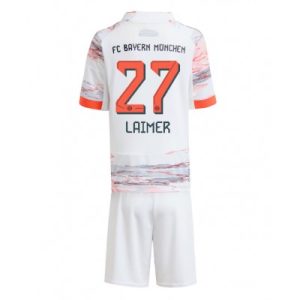 FC Bayern München Barn Bortaställ 2025/26 Konrad Laimer #27 Kortärmad + Shorts