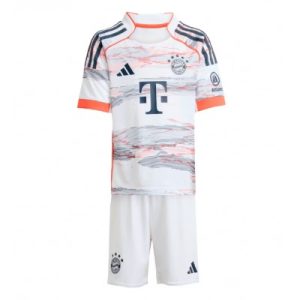 FC Bayern München Barn Bortaställ 2025/26 – Kortärmad Fotbollströja + Shorts