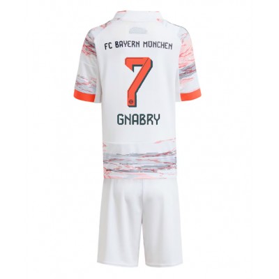 FC Bayern München Barn Bortaställ 2025/26 Serge Gnabry #7 Kortärmad + Shorts FC Bayern München Barn Bortaställ 2025/26 Serge Gnabry #7 Kortärmad + Shorts