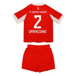 FC Bayern München Barn Hemmaställ 2025/26 Dayot Upamecano #2 Kortärmad + Shorts