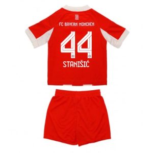 FC Bayern München Barn Hemmaställ 2025/26 Josip Stanišić #44 Kortärmad + Shorts