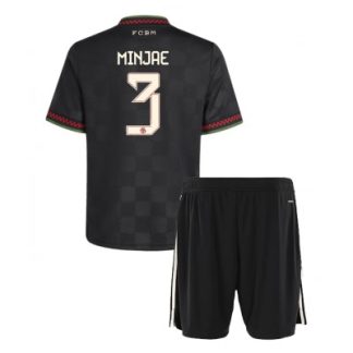 FC Bayern München Barn Tredjeställ 2025/26 Kim Min-jae #3 Kortärmad + Shorts