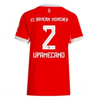 FC Bayern München Dayot Upamecano #2 Dam Hemmatröja 2025–26 Kortärmad