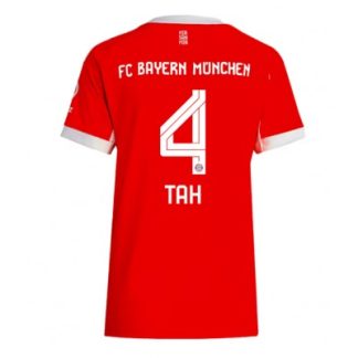 FC Bayern München Jonathan Tah #4 Dam Hemmatröja 2025–26 Kortärmad
