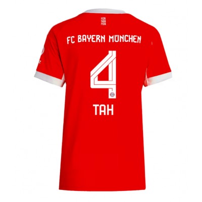 FC Bayern München Jonathan Tah #4 Dam Hemmatröja 2025–26 Kortärmad