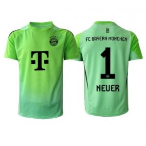 FC Bayern München Manuel Neuer #1 Grön Målvakt Hemmatröja Herr 2025–26 Kortärmad