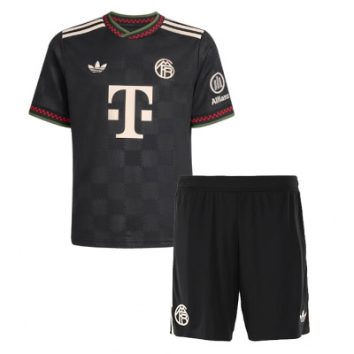 FC Bayern München Tredjetröja 2025/26 Barn – Kortärmad Fotbollströja med Shorts