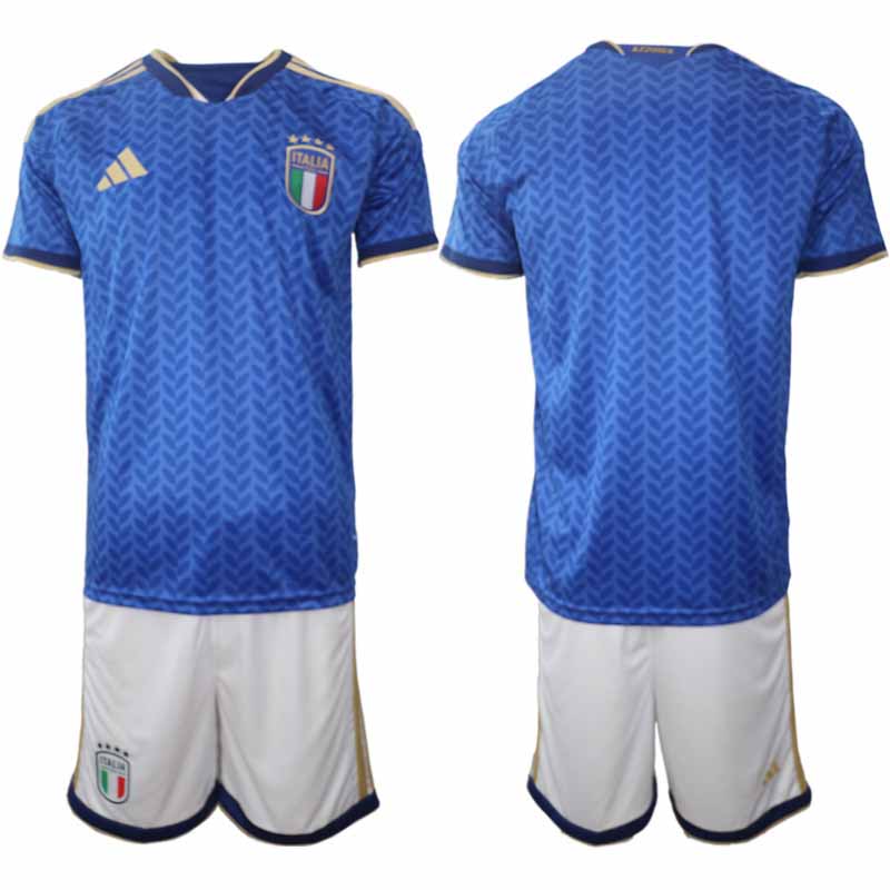 Italien 2026 FIFA VM Herr Hemmaställ Tröja + Shorts 1 Italien 2026 FIFA VM Herr Hemmaställ Tröja + Shorts