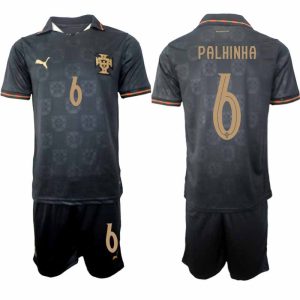 João Palhinha #6 Portugal 2025-2026 Eusebio Special Edition Herr Fotbollströja + Shorts