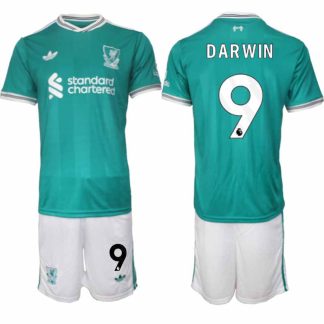 Liverpool FC Darwin Núñez #9 Herr Tredjeställ 2025-26 Tröja + Shorts