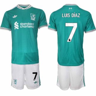 Liverpool FC Luis Díaz #7 Herr Tredjeställ 2025-26 Tröja + Shorts