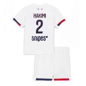 Paris Saint-Germain Barn Bortaställ 2025/26 Achraf Hakimi 2 Kortärmad Tröja + Shorts