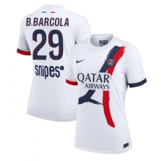 Paris Saint-Germain Dam Bortatröja 2025/26 Bradley Barcola 29 Kortärmad Fotbollströja