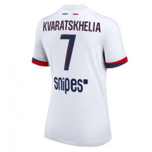 Paris Saint-Germain Dam Bortatröja 2025/26 Khvicha Kvaratskhelia 7 Kortärmad Fotbollströja