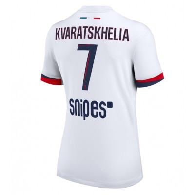 Paris Saint-Germain Dam Bortatröja 2025/26 Khvicha Kvaratskhelia 7 Kortärmad Fotbollströja