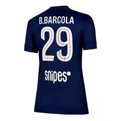 Paris Saint-Germain Dam Hemmatröja 2025/26 Bradley Barcola 29 Kortärmad Fotbollströja 1 Paris Saint-Germain Dam Hemmatröja 2025/26 Bradley Barcola 29 Kortärmad Fotbollströja