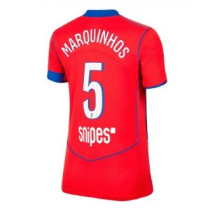 Paris Saint-Germain Dam Tredjetröja 2025/26 Marquinhos 5 Kortärmad Fotbollströja