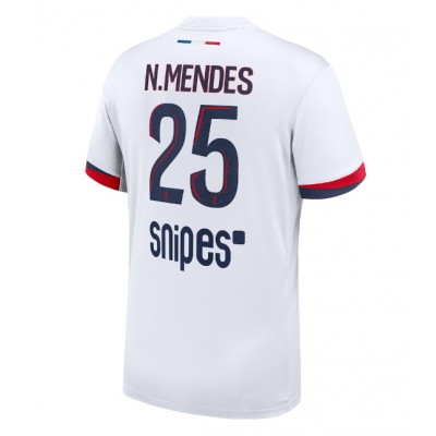 Paris Saint-Germain Herr Bortatröja 2025/26 Nuno Mendes 25 Kortärmad Fotbollströja 1 Paris Saint-Germain Herr Bortatröja 2025/26 Nuno Mendes 25 Kortärmad Fotbollströja