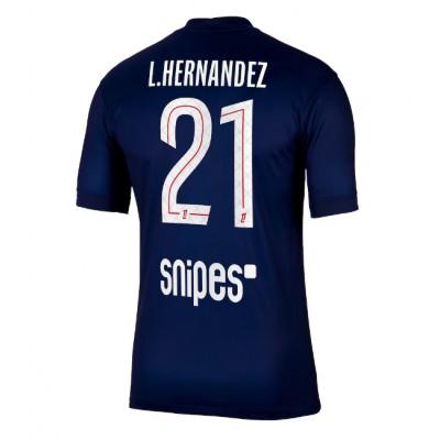 Paris Saint-Germain Herr Hemmatröja 2025/26 Lucas Hernandez 21 Kortärmad Fotbollströja 1 Paris Saint-Germain Herr Hemmatröja 2025/26 Lucas Hernandez 21 Kortärmad Fotbollströja