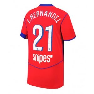 Paris Saint-Germain Herr Tredjetröja 2025/26 Lucas Hernandez 21 Kortärmad Fotbollströja