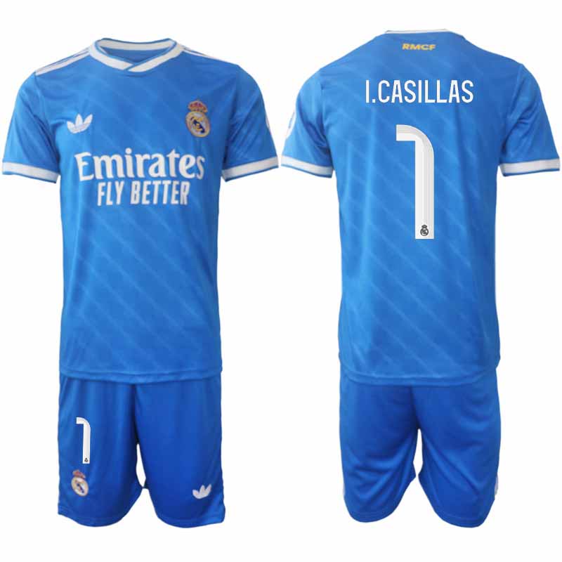 Real Madrid Iker Casillas #1 Herr Tredjeställ 2025-26 Tröja + Shorts 1 Real Madrid Iker Casillas #1 Herr Tredjeställ 2025-26 Tröja + Shorts