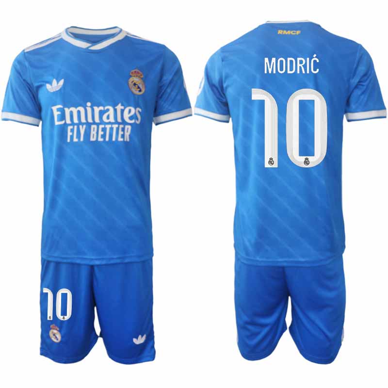 Real Madrid Luka Modrić #10 Herr Tredjeställ 2025-26 Tröja + Shorts 1 Real Madrid Luka Modrić #10 Herr Tredjeställ 2025-26 Tröja + Shorts