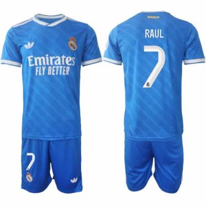Real Madrid Raul #7 Herr Tredjeställ 2025-26 Tröja + Shorts