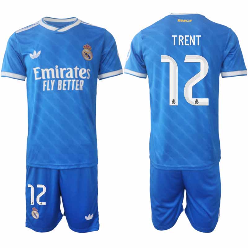 Real Madrid Trent Alexander-Arnold #12 Herr Tredjeställ 2025-26 Tröja + Shorts