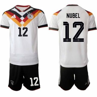 Tyskland 2026 VM Hemmaställ Herr Alexander Nübel #12 Kortärmad Tröja + Shorts