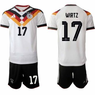 Tyskland 2026 VM Hemmaställ Herr Florian Wirtz #17 Kortärmad Tröja + Shorts