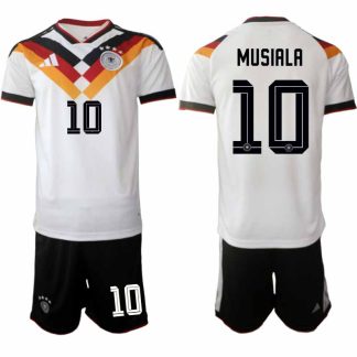Tyskland 2026 VM Hemmaställ Herr Jamal Musiala #10 Kortärmad Tröja + Shorts