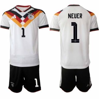 Tyskland 2026 VM Hemmaställ Herr Manuel Neuer #1 Kortärmad Tröja + Shorts