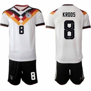 Tyskland 2026 VM Hemmaställ Herr Toni Kroos #8 Kortärmad Tröja + Shorts