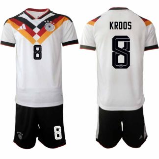 Tyskland 2026 VM Hemmaställ Herr Toni Kroos #8 Kortärmad Tröja + Shorts