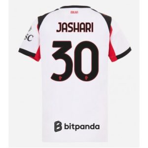 AC Milan 2025/26 Bortatröja Dam Ardon Jashari #30 Kortärmad Fotbollströja