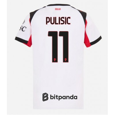 AC Milan 2025/26 Bortatröja Dam Christian Pulisic #11 Kortärmad Fotbollströja 1 AC Milan 2025/26 Bortatröja Dam Christian Pulisic #11 Kortärmad Fotbollströja