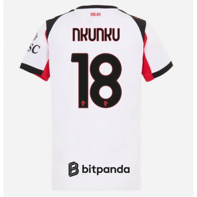 AC Milan 2025/26 Bortatröja Dam Christopher Nkunku #18 Kortärmad Fotbollströja AC Milan 2025/26 Bortatröja Dam Christopher Nkunku #18 Kortärmad Fotbollströja