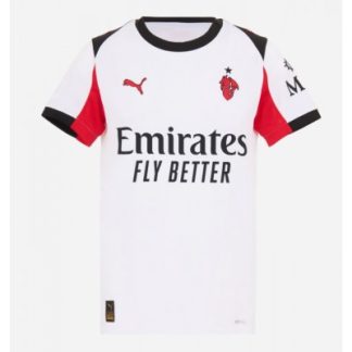 AC Milan 2025/26 Bortatröja Dam Kortärmad Fotbollströja