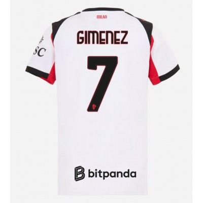 AC Milan 2025/26 Bortatröja Dam Santiago Giménez #7 Kortärmad Fotbollströja 1 AC Milan 2025/26 Bortatröja Dam Santiago Giménez #7 Kortärmad Fotbollströja