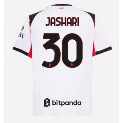 AC Milan 2025/26 Bortatröja Herr Ardon Jashari #30 Kortärmad Fotbollströja 1 AC Milan 2025/26 Bortatröja Herr Ardon Jashari #30 Kortärmad Fotbollströja