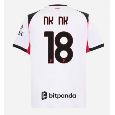 AC Milan 2025/26 Bortatröja Herr Christopher Nkunku #18 Kortärmad Fotbollströja 1 AC Milan 2025/26 Bortatröja Herr Christopher Nkunku #18 Kortärmad Fotbollströja