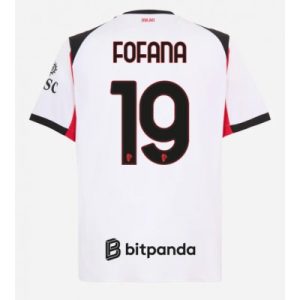AC Milan 2025/26 Bortatröja Herr Youssouf Fofana #19 Kortärmad Fotbollströja