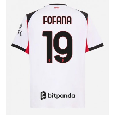 AC Milan 2025/26 Bortatröja Herr Youssouf Fofana #19 Kortärmad Fotbollströja 1 AC Milan 2025/26 Bortatröja Herr Youssouf Fofana #19 Kortärmad Fotbollströja