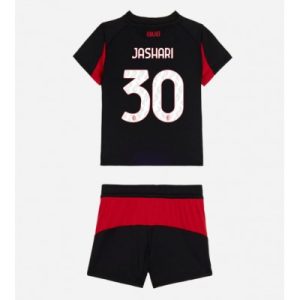 AC Milan 2025/26 Hemmatröja Barn Set – Ardon Jashari #30 Kortärmad Fotbollströja med Shorts