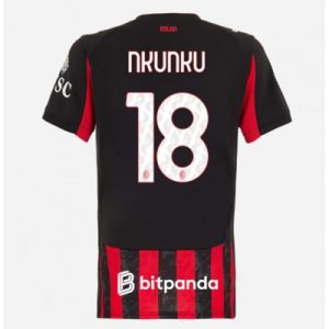 AC Milan 2025/26 Hemmatröja Dam Christopher Nkunku #18 Kortärmad Fotbollströja
