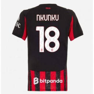 AC Milan 2025/26 Hemmatröja Dam Christopher Nkunku #18 Kortärmad Fotbollströja