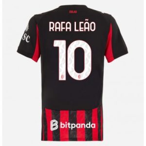 AC Milan 2025/26 Hemmatröja Dam Rafael Leão #10 Kortärmad Fotbollströja