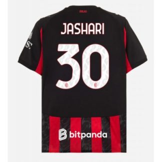 AC Milan 2025/26 Hemmatröja Herr Ardon Jashari #30 Kortärmad Fotbollströja